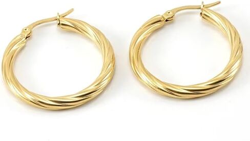 European and American style woven earrings and fashionable gold twist earrings are both very popular in Saudi Arabia