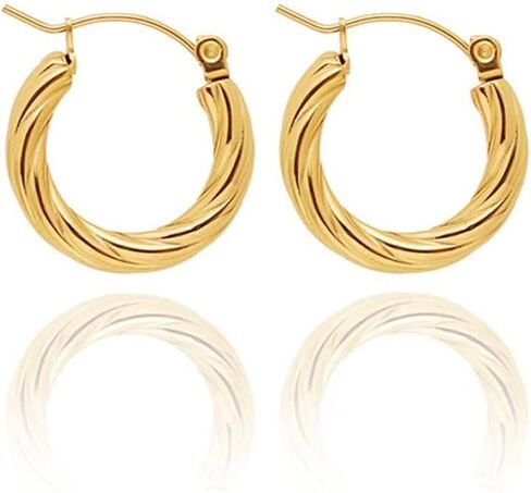 European and American style woven earrings and fashionable gold twist earrings are both very popular in Saudi Arabia