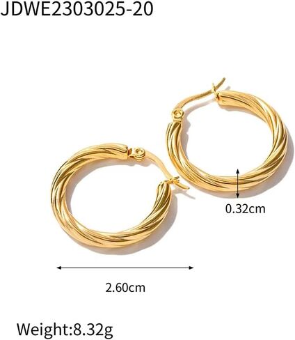 European and American style woven earrings and fashionable gold twist earrings are both very popular in Saudi Arabia
