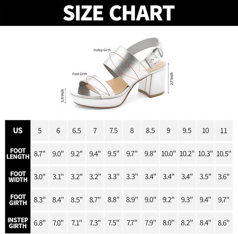 Lumeheel Women's Platform Sandals Block Heel – Ankle Strap Dressy High Heels for Daily, Party & Prom, Comfortable Chunky Heel Open Toe Shoes in Kuwait