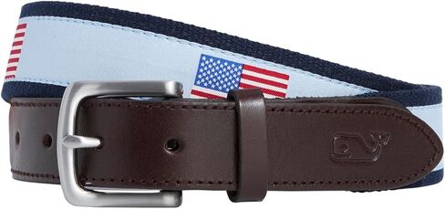 vineyard vines Men's American Flags Canvas Club Belt in Saudi Arabia