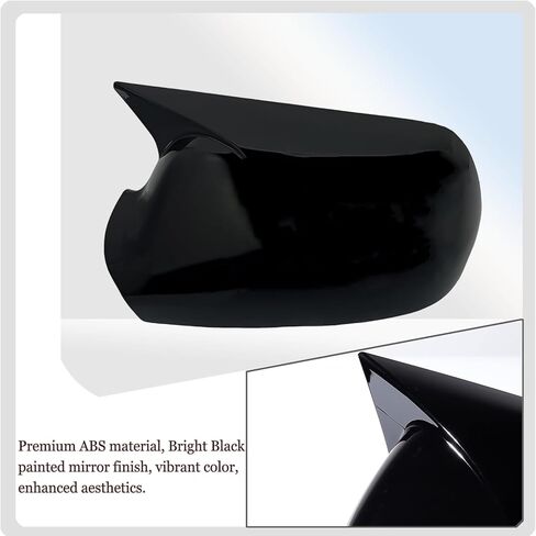 Side Mirror Cover,for 2004 2005 2006 2007 2008 2009 Mazda 3 &2003 2004 2005 2006 2007 2008 Mazda 6，2PCS Turn Signal housing Cover Sets car Accessories - Carbon Fiber in Saudi Arabia