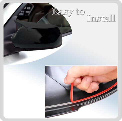 Side Mirror Cover,for 2004 2005 2006 2007 2008 2009 Mazda 3 &2003 2004 2005 2006 2007 2008 Mazda 6，2PCS Turn Signal housing Cover Sets car Accessories - Carbon Fiber in Saudi Arabia