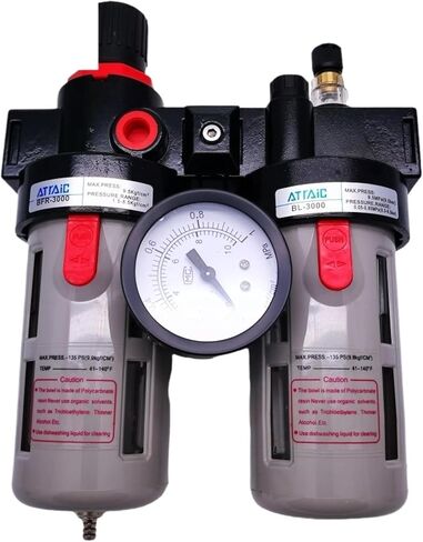 BFC2000 3000 4000 فلتر الهواء صمام تنظيم الضغط الهوائي البخاخة النفط ومضخة تصفية المياه صمام تخفيض الضغط (BFC-4000، النحاس الأساسية) in Saudi Arabia