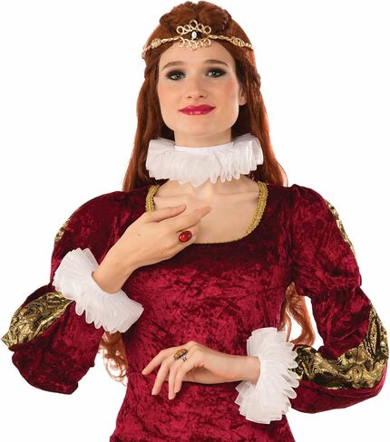 Rubies Renaissance Collar And Cuff Set Costume Accessory Kit for Adults, Unisex One Size in Saudi Arabia