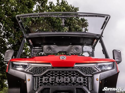 SuperATV CFMOTO UForce U10 Pro Scratch-Resistant Flip Windshield in Saudi Arabia