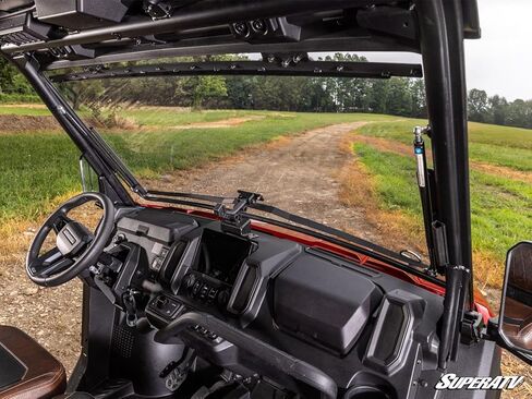 SuperATV CFMOTO UForce U10 Pro Scratch-Resistant Flip Windshield in Saudi Arabia