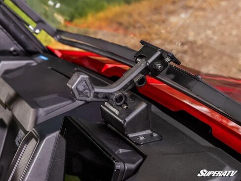SuperATV CFMOTO UForce U10 Pro Scratch-Resistant Flip Windshield in Saudi Arabia