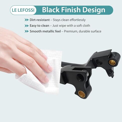 Premium Aluminum Motorcycle Brake & Clutch Lever Compatiable with Harley Dyna XL Sportster 883 1200 Softail Fat Boy Road King 1996-2003 - Safety, Corrosion-Resistant, Smooth Brake, Black in Saudi Arabia