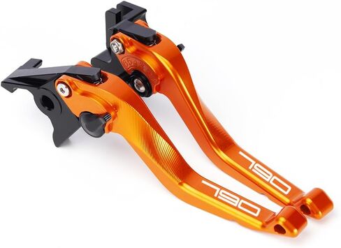 Motorcycle Short Brake Clutch Levers Compatible with 790Duke 2018 2019 2020 2021 2022 2023 2024 2025 | Front Shorter Levers Handles Duke790 Accessories (Gray) in Saudi Arabia