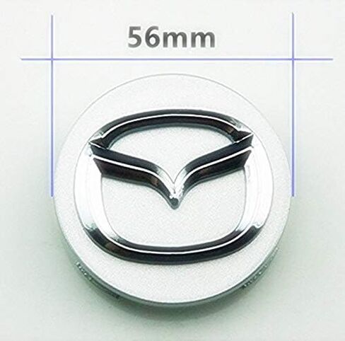 TSD 4 قطعة 56 مللي متر غطاء قبعات محور العجلة لمازدا in Kuwait