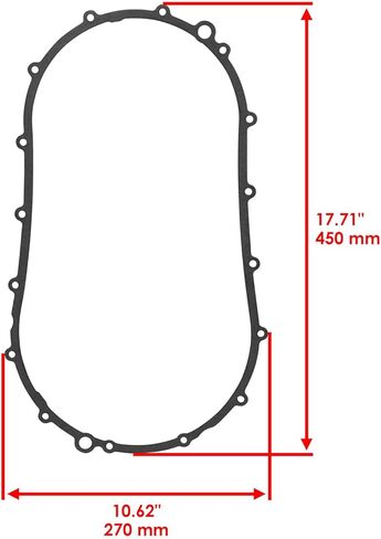 Replacement Parts for V Belt Cover Gasket for Suzuki LT-A500F LTA500F Quadmaster 500 4X4 2000-2001 Mod-G&T8-670 in Saudi Arabia