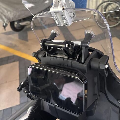 22MM GPS Phone Holder Auxiliary Device Mount Navigation Extension Brackets Compatible with CFMOTO Ibex 450 2025,Aluminum Alloy,CNC-machined,Anodization,CFMOTO Ibex 450 Accessories in Saudi Arabia