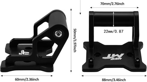 22MM GPS Phone Holder Auxiliary Device Mount Navigation Extension Brackets Compatible with CFMOTO Ibex 450 2025,Aluminum Alloy,CNC-machined,Anodization,CFMOTO Ibex 450 Accessories in Saudi Arabia