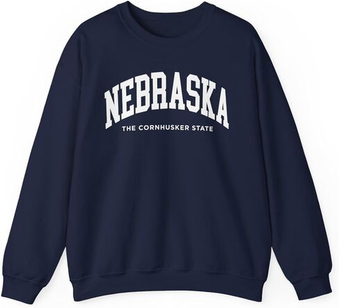 Nebraska Adult Unisex Crewneck Sweatshirt in Saudi Arabia
