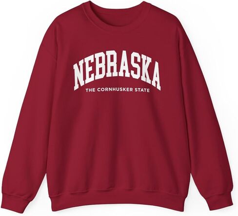 Nebraska Adult Unisex Crewneck Sweatshirt in Saudi Arabia