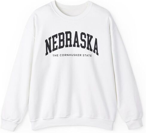 Nebraska Adult Unisex Crewneck Sweatshirt in Saudi Arabia