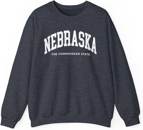Nebraska Adult Unisex Crewneck Sweatshirt in Saudi Arabia