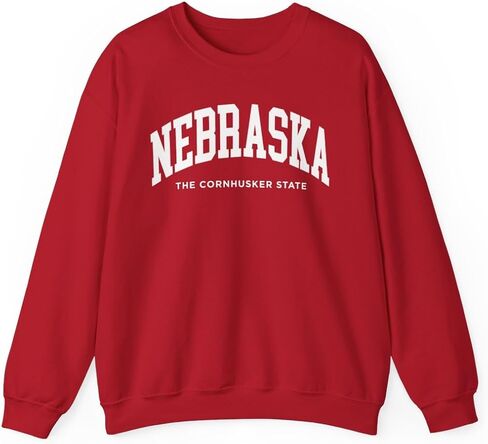 Nebraska Adult Unisex Crewneck Sweatshirt in Saudi Arabia