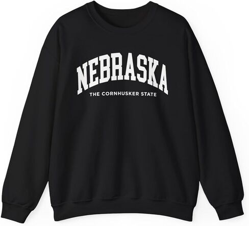 Nebraska Adult Unisex Crewneck Sweatshirt in Saudi Arabia