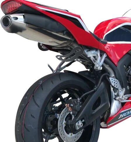 حامل مزيل حاجز الدراجة النارية مناسب لـ CBR1000RR 2004-2007، CBR600RR 2003-2024 حامل لوحة ترخيص ذيل مرتب in Saudi Arabia
