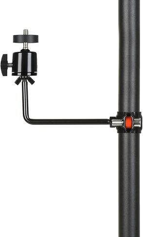 ذراع جانبي 0.75 بوصة إلى 1 بوصة حامل عمود مستدير لكاميرا المسار، دعامة تثبيت شديدة التحمل مع رأس دوار 360 درجة لكاميرات الصيد والألواح الشمسية، مشبك فولاذي قابل للتعديل in Kuwait