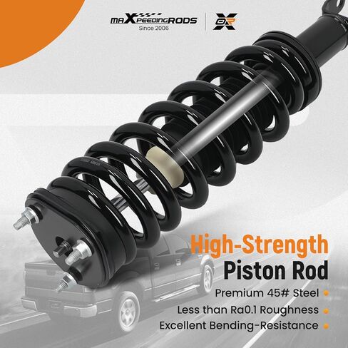maXpeedingrods 4Pc Front Strut Rear Shock for Dodge Ram 1500 2009-2010 Ram 1500 2011-2018, Direct Replacement 2 Strut Assembly w/Coil Spring 2 Rear Shock Absorber Replace 153028 344385, for 4WD Only in Saudi Arabia
