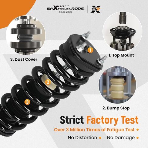 maXpeedingrods 4Pc Front Strut Rear Shock for Dodge Ram 1500 2009-2010 Ram 1500 2011-2018, Direct Replacement 2 Strut Assembly w/Coil Spring 2 Rear Shock Absorber Replace 153028 344385, for 4WD Only in Saudi Arabia