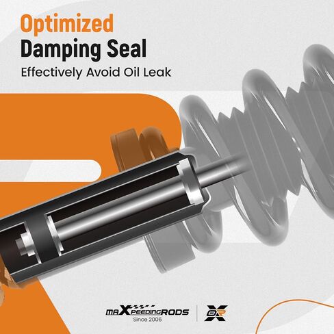 maXpeedingrods 4Pc Front Strut Rear Shock for Dodge Ram 1500 2009-2010 Ram 1500 2011-2018, Direct Replacement 2 Strut Assembly w/Coil Spring 2 Rear Shock Absorber Replace 153028 344385, for 4WD Only in Saudi Arabia