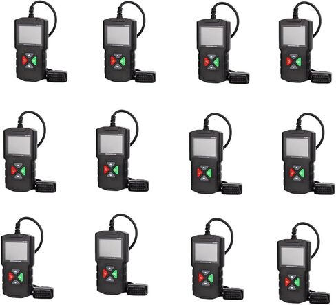 12pcs OBDII Car Code Reader YA-201 for Device seamlesslysupports All OBDll Compliant 12V Gasoline Vehicles manufac-tured Since 1996 in Kuwait