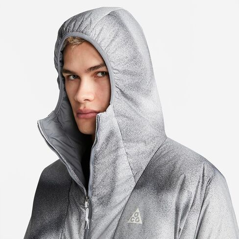 Nike ACG Therma-FIT ADV Rope de Dope Men's Full-Zip Allover Print Jacket (US, Alpha, X-Large, Regular, Regular, Cool Grey/Summit White) in Saudi Arabia