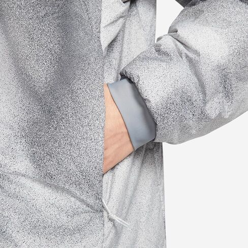 Nike ACG Therma-FIT ADV Rope de Dope Men's Full-Zip Allover Print Jacket (US, Alpha, X-Large, Regular, Regular, Cool Grey/Summit White) in Saudi Arabia
