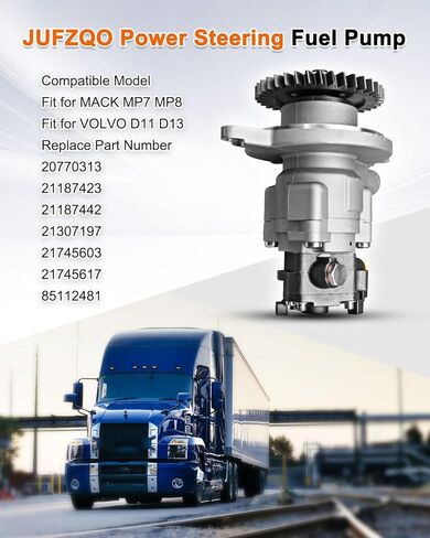 استبدال مضخة الوقود التوجيهية 20770313 21017829 مناسبة لـ MACK MP7 MP8 وVOLVO D11 D13 21187423 21187442 21307197 21745603 21745617 85112481 in Saudi Arabia