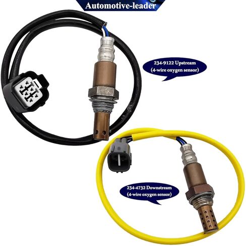 2 قطعة 234-9122 234-4732 مستشعر نسبة الهواء إلى الوقود المنبع الأكسجين O2 بديل لجهاز Subaru Forester Impreza Legacy Outback 2004 2005، لسوبارو ساب 9-2X 2005 2.5L H4 in Saudi Arabia