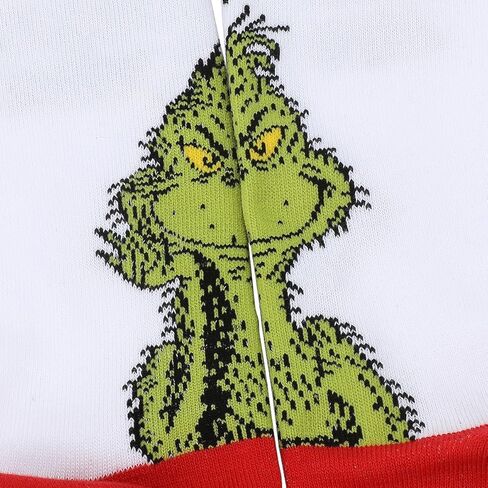 Bioworld The Grinch Mixed Character Art 5-Pack Casual Crew Socks in Saudi Arabia