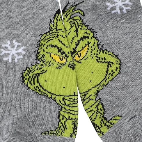 Bioworld The Grinch Mixed Character Art 5-Pack Casual Crew Socks in Saudi Arabia