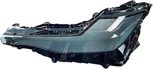 أغطية المصابيح الأمامية للسيارات متوافقة مع Toyota BZ3 2023 2024 2025 غطاء المصباح الأمامي للسيارة غطاء عاكس الضوء غطاء المصباح غطاء زجاجي (يمين) in Saudi Arabia