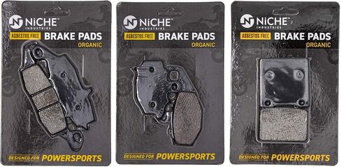 NICHE Brake Pad Set for Kawasaki Ninja 650R Z750S ER-6N Versys 650 43082-0051 43082-0010 Front Rear Semi-Metallic in Saudi Arabia