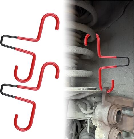 2PCS Brake Caliper Hangers,Easy Gripped Brake Caliper Hooks with Ergonomic Design,Professional Calipers Hanger Hooks with High Weight Capacity for Braking,Suspension in Saudi Arabia