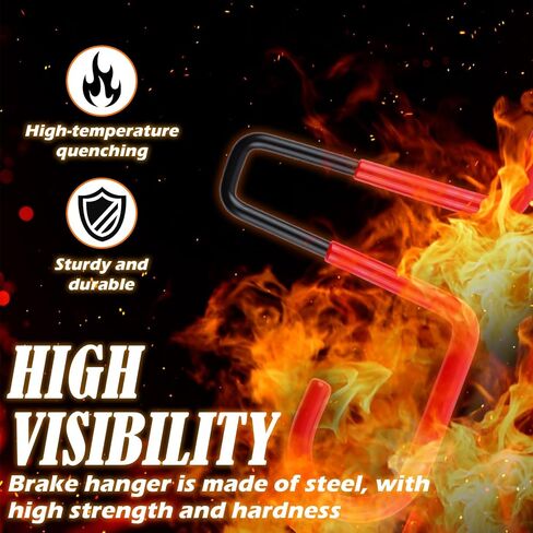 2PCS Brake Caliper Hangers,Easy Gripped Brake Caliper Hooks with Ergonomic Design,Professional Calipers Hanger Hooks with High Weight Capacity for Braking,Suspension in Saudi Arabia