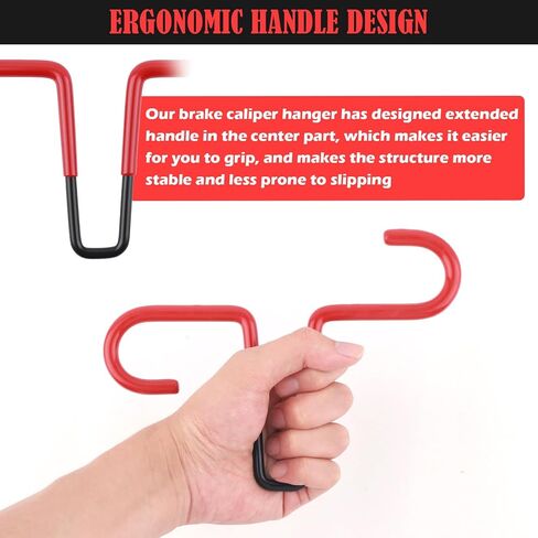2PCS Brake Caliper Hangers,Easy Gripped Brake Caliper Hooks with Ergonomic Design,Professional Calipers Hanger Hooks with High Weight Capacity for Braking,Suspension in Saudi Arabia
