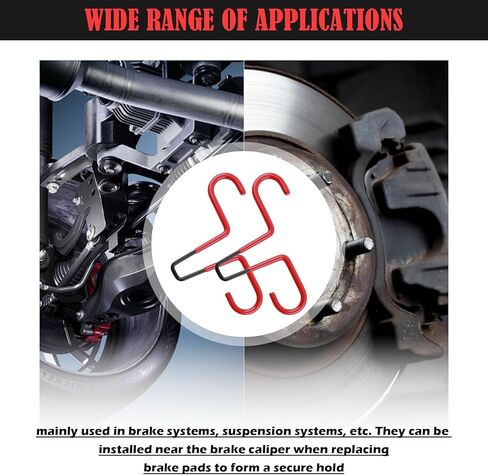 2PCS Brake Caliper Hangers,Easy Gripped Brake Caliper Hooks with Ergonomic Design,Professional Calipers Hanger Hooks with High Weight Capacity for Braking,Suspension in Saudi Arabia