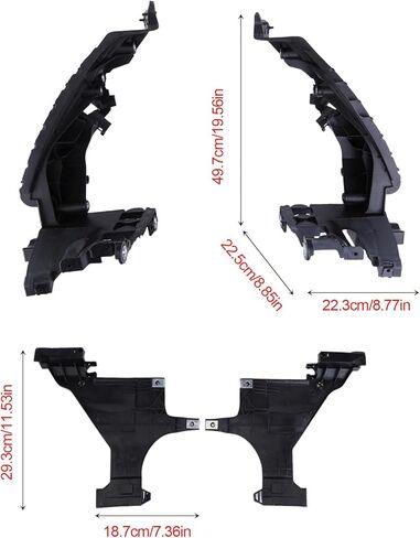 Front Right Left Headlight Mounting Support Plate Bracket Set, 8T0941453B 8T0941454B Headlight Mounting Bracket Kit fit for A*udi for A4/S4 B8.5 2013-2015 A4 AllroadQuattro RS4 2013-2016 in Saudi Arabia