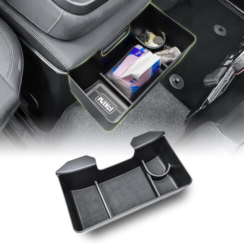 Center Console Hanging Organizer Box Compatible with 2019-2026 Chevy Silverado/GMC Sierra 1500 and 2020-2026 2500HD 3500HD Accessories Front Hanging Tray (Fit Split-Bench Folding Seat Only) in Saudi Arabia