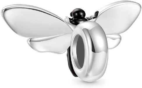 GNOCE Death Head Moth Charm for Her, S925 Sterling Silver Dangle Charm for Women Wife, Valentine‘s Day, Mother’s Day Jewelry in Saudi Arabia