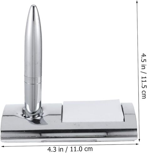 Gatuida Metal Ballpoint Signing Pen with Base, Wear-resistant Multi-function Business Counter Pen for Office Supplies and Desktop Use in Kuwait