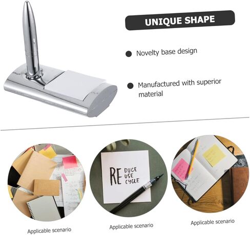 Gatuida Metal Ballpoint Signing Pen with Base, Wear-resistant Multi-function Business Counter Pen for Office Supplies and Desktop Use in Kuwait