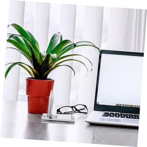 Gatuida Metal Ballpoint Signing Pen with Base, Wear-resistant Multi-function Business Counter Pen for Office Supplies and Desktop Use in Kuwait