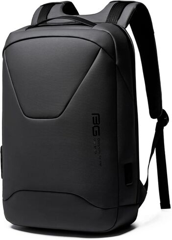 BANGE Anti-Theft Business Laptop Backpack, 15.6 Inch Lock Travel Backpack, Water-resistant Zippers with USB Charging Port, 16L Computer Bag for Men & Women in Kuwait