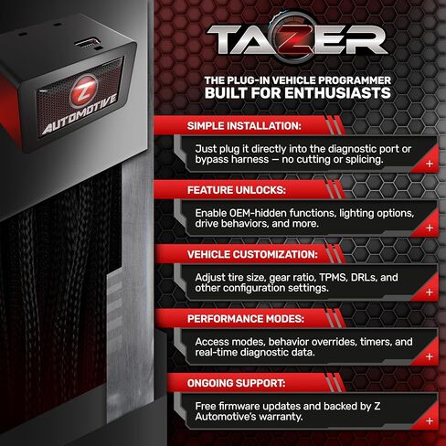 طقم كابل تمديد Z Automotive Tazer JL Mini وSGW يناسب 2018-2026 Wrangler JL وGladiator JT و4xe | يحسن التخصيص والتحكم | سهلة التركيب in Kuwait